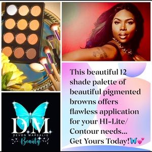 Hi-Def Pressed Powder Palette MED-DARK by FITME